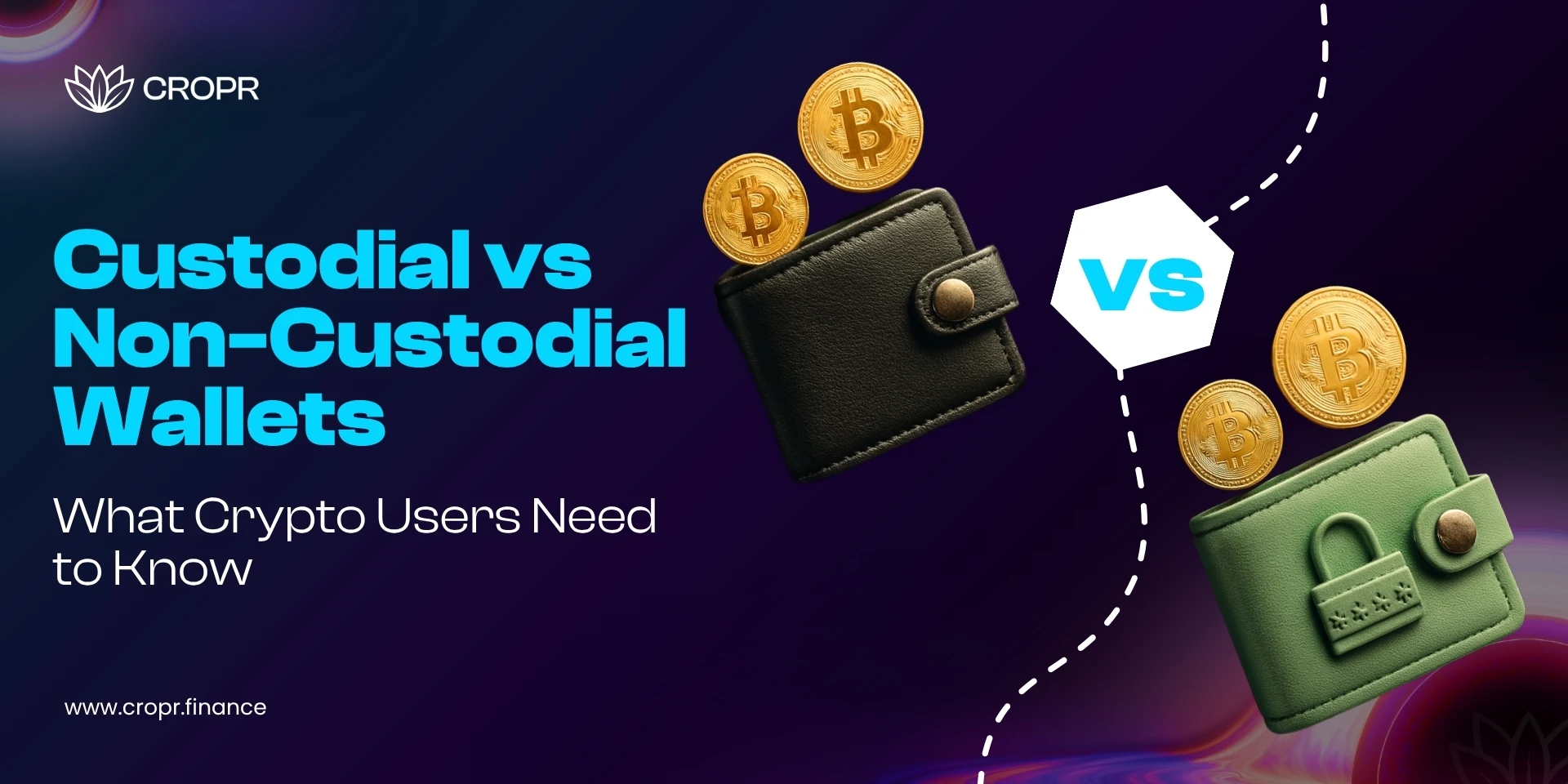 Comparison of custodial vs non custodial wallets